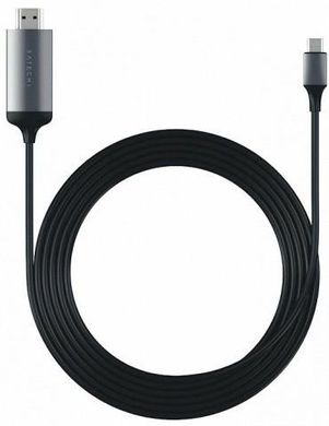 Переходник Satechi Type-C to 4K HDMI Cable Space Gray (ST-CHDMIM), цена | Фото