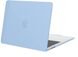 Пластиковый матовый чехол-накладка STR Matte Cream Hard Shell Case for MacBook Air 13.6 (2022-2024) M2/М3 - Black, цена | Фото 1
