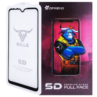 Захисне скло Zifriend 5D (full glue) для Xiaomi Mi A3 (CC9e) - Черное, ціна | Фото