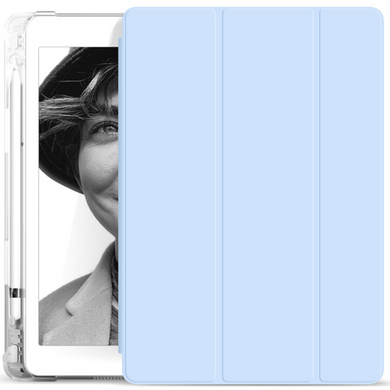 Силіконовий чохол-книжка з тримачем для стілуса STR Air Protection Case for iPad 10.2 (2019/2020/2021) - Pink, ціна | Фото