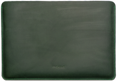 Кожаный чехол ручной работы INCARNE NEW GAMMA для MacBook Air 15 (2023-2024) М2/М3 - Зеленый