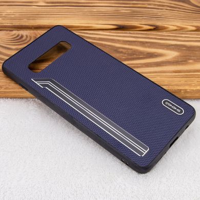 TPU чехол SHENGO Textile series для Samsung Galaxy S10+ - Черный, цена | Фото