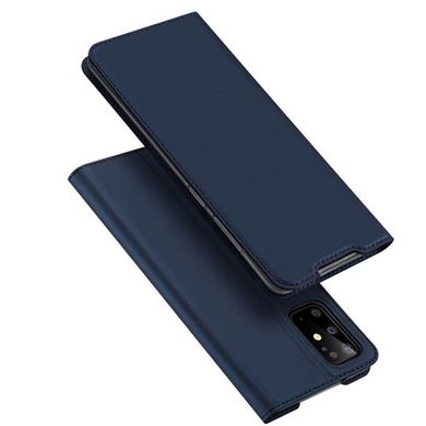 Чехол-книжка Dux Ducis с карманом для визиток для Samsung Galaxy S20 - Синий, цена | Фото