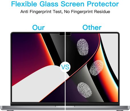Захисна плівка STR Screen Guard для MacBook Pro 16 (2021 | 2023) M1 | M2 | M3 - Прозора Глянцева, ціна | Фото
