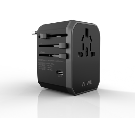 Универсальное зарядное устройство WIWU UA301 Universal Adapter, цена | Фото