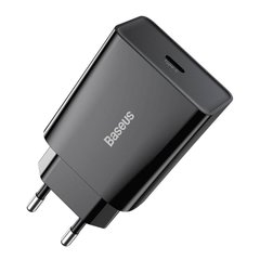 Зарядное устройство Baseus Speed Mini PD Charger 20W (1 Type-C) - Black, цена | Фото
