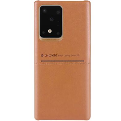 Шкіряна накладка G-Case Cardcool Series для Samsung Galaxy S20 Ultra - Червоний, ціна | Фото