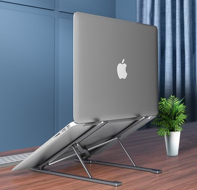 Металева підставка для ноутбука STR Aluminum Laptop Stand (X3) - Silver, ціна | Фото