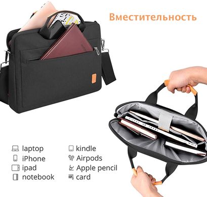Сумка WIWU Pioneer Handbag 2 for MacBook 13-14" - Gray, цена | Фото