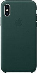 Чохол MIC Leather Case for iPhone Xs Max OEM - Forest Green, ціна | Фото