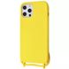 Чохол з ремінцем MIC Lanyard Case (TPU) iPhone 11 Pro Max - Yellow, ціна | Фото
