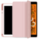 Чохол-книжка з тримачем для стілуса STR Trifold Pencil Holder Case PU Leather for iPad Pro 12.9 (2018 | 2020) - Pink, ціна | Фото 1
