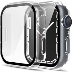 Чохол із захисним склом STR для Apple Watch 45 mm (Series 7 | 8 | 9) - Прозорий, ціна | Фото
