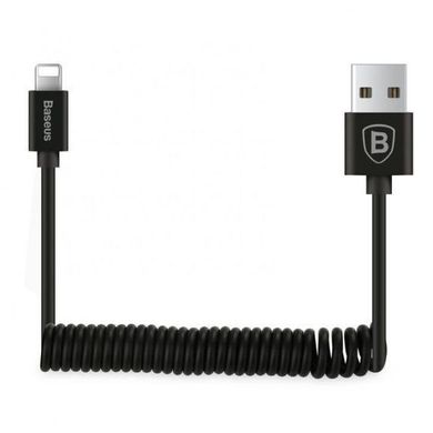Кабель Baseus Elastic Data Cable USB to Lightning 1.6m - Black (CALIGHTNG-EL01), цена | Фото