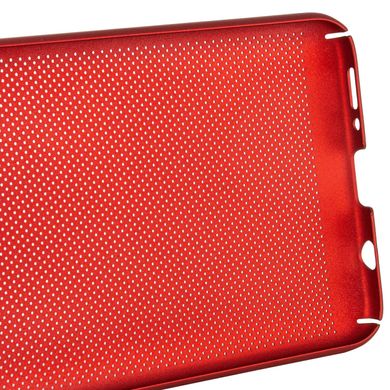 Ультратонкий дышащий чехол Grid case для Samsung Galaxy A50 (A505F) / A50s / A30s - Красный, цена | Фото