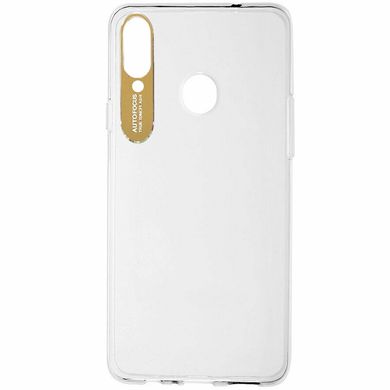 TPU чохол Epic clear flash для Samsung Galaxy A20s - Бесцветный / Срібний, ціна | Фото