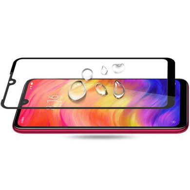 Захисне кольорове 3D 9H скло Mocolo (full glue) для Xiaomi Redmi 7 - Чорний, ціна | Фото