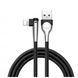 Кабель Baseus Sharp-bird Mobile Game USB to Lightning Cable 1m - Silver (CALMVP-D01), цена | Фото 1