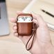 Чохол iCarer Vintage Leather Airpods Protective Case with LED Indicator Hole (with Wrist Strap Lanyard) - Brown, ціна | Фото 10