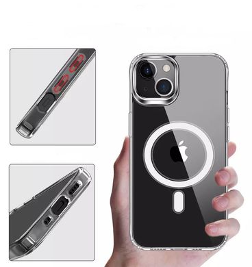 Противоударный чехол с MagSafe STR TPU+Acrylic MagSafe Case for iPhone 14 Pro Max - Clear, цена | Фото