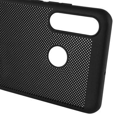 Ультратонкий дихаючий Чохол Grid case для Huawei P30 lite - Чорний, ціна | Фото