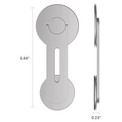 Держатель с MagSafe STR Magnetic Phone Holder for Laptop C21 - Silver, цена | Фото