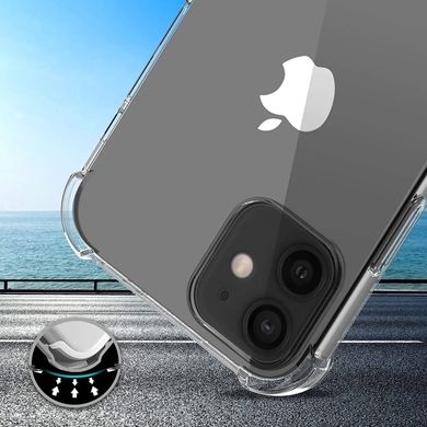 Силіконовий протиударний чохол MIC WXD силікон 0.8 mm для iPhone 14 Pro - Clear, ціна | Фото