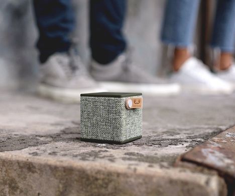 Fresh 'N Rebel Rockbox Cube Fabriq Edition Bluetooth Speaker Indigo (1RB1000IN), цена | Фото