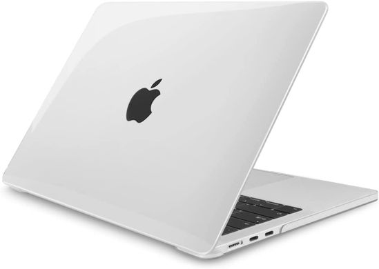 Пластиковый глянцевый чехол-накладка STR Crystal PC Hard Case for MacBook Air 13.6 (2022-2024) M2/М3 - Прозрачный, цена | Фото