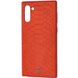 Шкіряна накладка VORSON Snake series для Samsung Galaxy Note 10 - Червоний, ціна | Фото 1