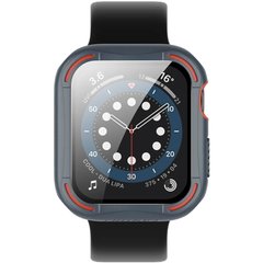 Противоударный чехол с защитным стеклом Nillkin Crash Bumper Case for Apple Watch Series 4/5/6/7/SE (40mm) - Gray, цена | Фото
