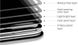 Защитное стекло Baseus 4D 0.3mm Arc-surface Back Tempered Glass for iPhone 8 Plus Space Gray (SGAPIPH8P-4D0G), цена | Фото 2