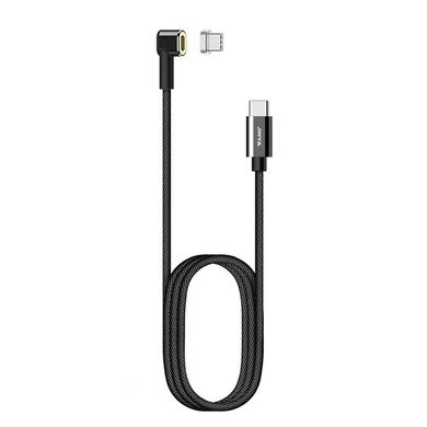 Кабель JINYA Type-C 87W Magnet Cable for MacBook Charge (2 m) - Black (JA5007), ціна | Фото