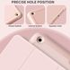 Чехол-книжка с держателем для стилуса STR Trifold Pencil Holder Case PU Leather for iPad 9.7 (2017-2018) - Pink, цена | Фото 5
