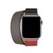 Кожаный ремешок STR Hermes Single Tour для Apple Watch 38/40/41 mm (Series SE/7/6/5/4/3/2/1) - Sakura/Argile, цена | Фото 4