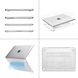 Пластиковый глянцевый чехол-накладка STR Crystal PC Hard Case for MacBook Air 15 (2023-2024) М2/М3 - Прозрачный