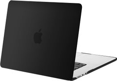 Пластиковий матовий чохол-накладка STR Matte Hard Shell Case for MacBook Air 15 (2023-2024) М2/М3 - Black