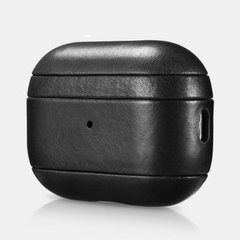 Кожаный чехол iCarer Vintage Leather Case for AirPods Pro 1/2 - Black, цена | Фото