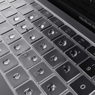 Накладка на клавиатуру STR для MacBook Air 13 (2020) - Прозрачная EU, ціна | Фото