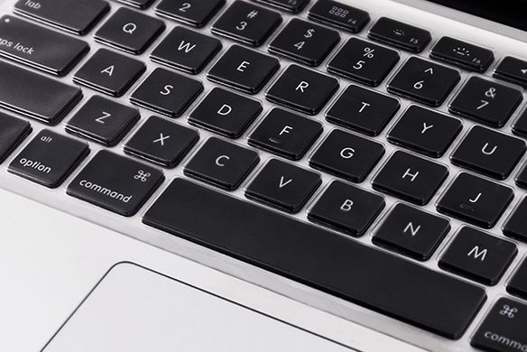 Накладка на клавиатуру STR для MacBook 12 / Pro 13 (2016-2019) - Прозрачная US (без TouchBar), цена | Фото
