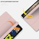 Силіконовий чохол-книжка з тримачем для стілуса STR Air Protection Case for iPad Pro 11 (2018 | 2020 | 2021) - Pink, ціна | Фото 4