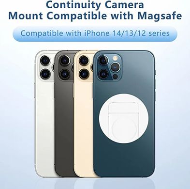 Тримач з MagSafe STR Continuity Webcam Magnet Mount - White, ціна | Фото