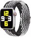 Тканинний регульований монобраслет STR Braided Solo Loop with Buckle для Apple Watch 42/44/45/49 mm - Black Qlao, ціна | Фото