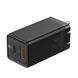 Зарядний пристрій Baseus Mini Quick Charger 45W Type-C + USB (With Mini Cable Type-C to Type-C 60W (1m)) - White, ціна | Фото 3