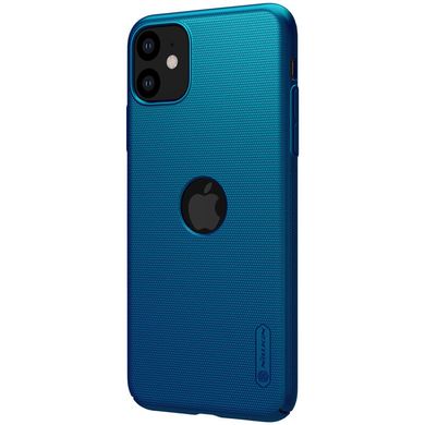 Матовий чохол-накладка Nillkin Super Frosted Shield Case for iPhone 11 - Peacock Blue, ціна | Фото