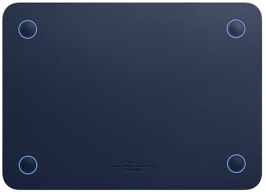 Кожаный чехол-папка WIWU Skin Pro 2 for MacBook Pro 15 (2016-2019) - Blue, цена | Фото
