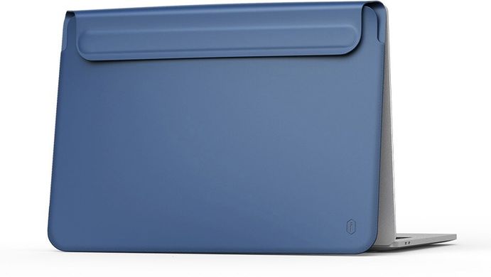 Кожаный чехол-папка WIWU Skin Pro 2 for MacBook Pro 15 (2016-2019) - Blue, цена | Фото