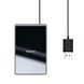 Бездротовий З/П Baseus Card Ultra-Thin 15W (with USB cable 1m) Wireless Charger Black (WX01B-01), ціна | Фото 1