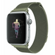 Металлический ремешок STR Milanese Loop Band for Apple Watch 42/44/45 mm - Green, цена | Фото 1