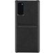 Кожаная накладка G-Case Cardcool Series для Samsung Galaxy S20 - Черный, цена | Фото 1